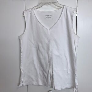 Talbots cotton V-neck tank